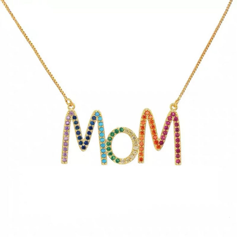 Letter design necklace