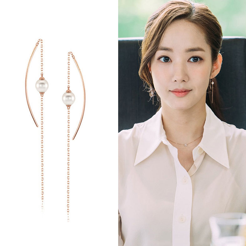 Fashion long chain earring