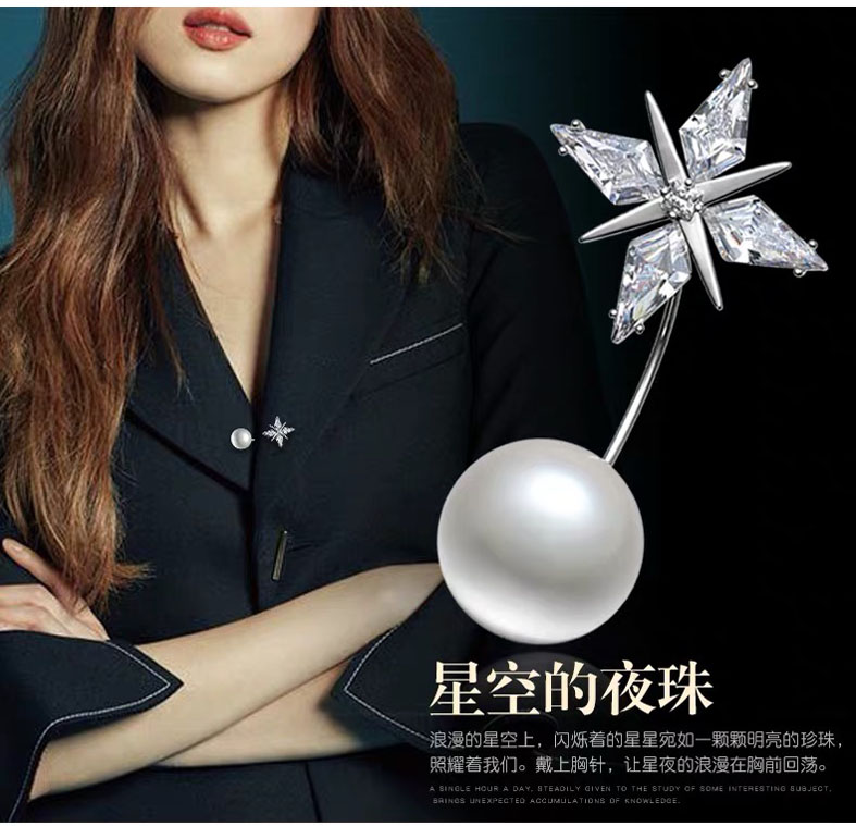 Quality hot sale Star shape brooch