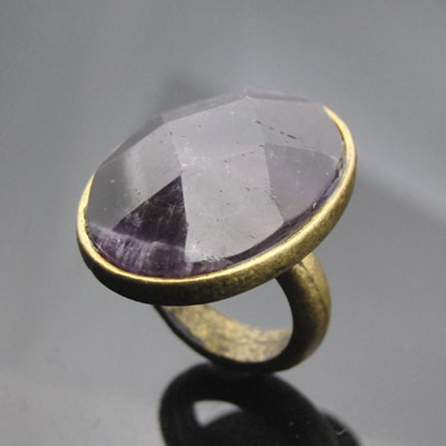 Antique nature stone ring