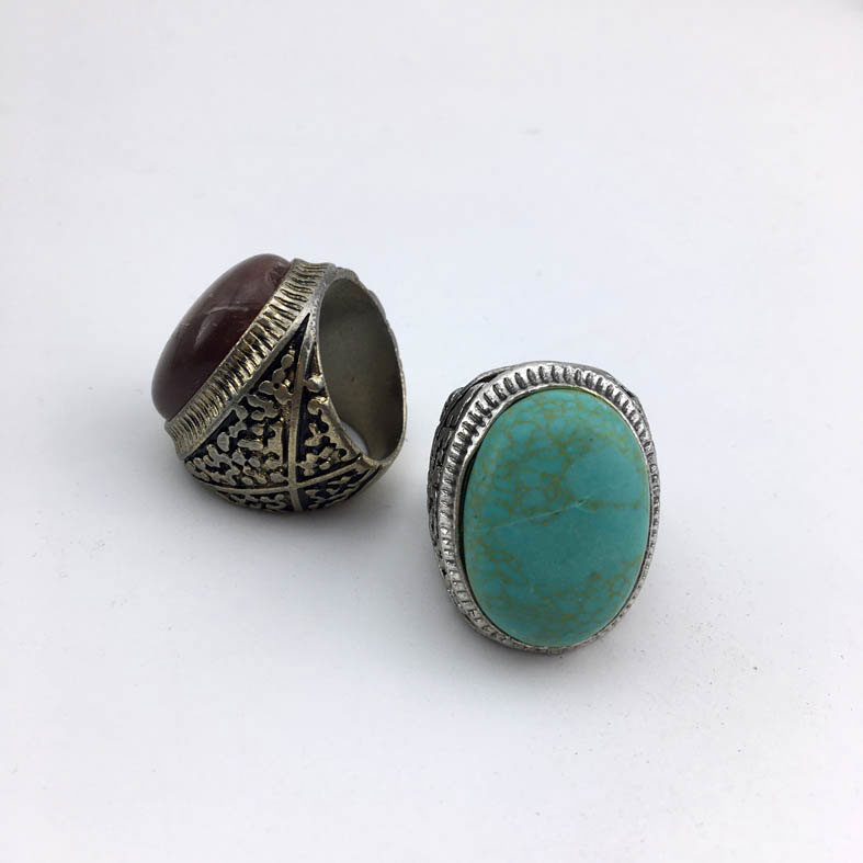 Antique nature stone ring